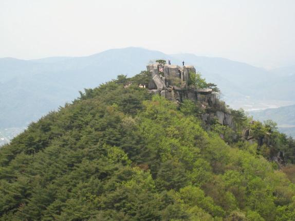 팔공산 올레 1길에서 인봉 노적봉 관봉을 걷다