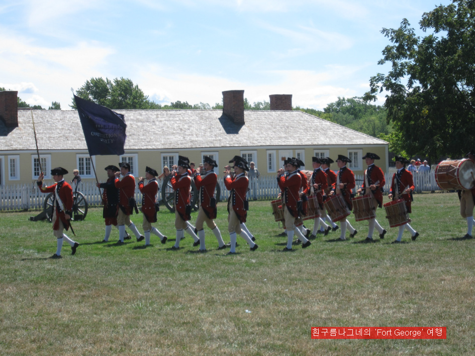 캐나다 국립 유적지 'Fort George/ 조지 요새' 파이프 & 드럼 군단의 1812년 전쟁  2백 주년 기념 퍼레이드 [Niagara on the Lake여행5]