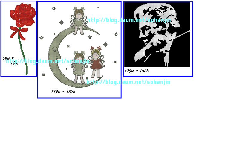 아직 미공개 자작도안들이에요