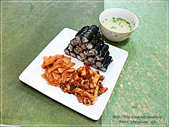 충무김밥 이미지