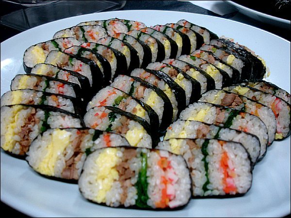 나들이사각김밥