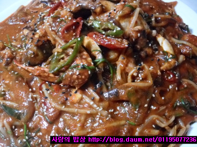 주말별미! 낙지볶음 만들려다 해물찜이 완성!>_