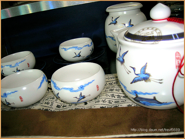선물받은 중국 다기 set