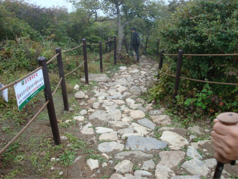 정상에서 바라본 오대산 방향 이미지
