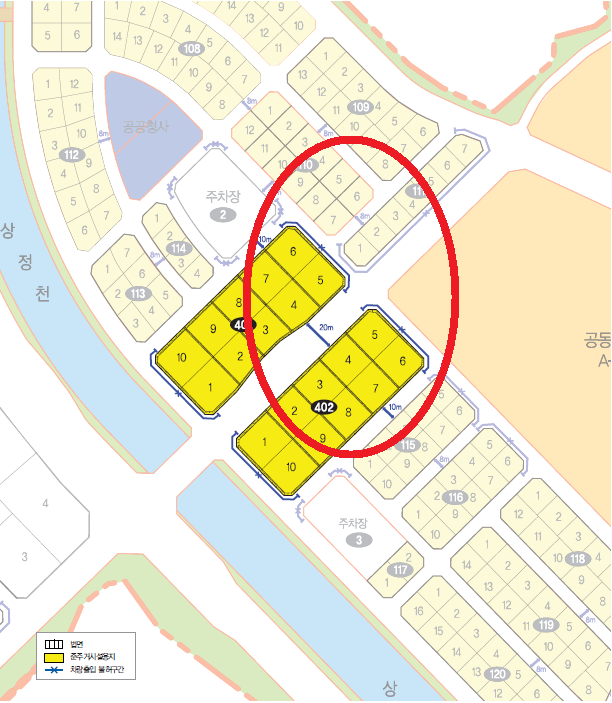 포항블루밸리국가산단 내 상가밀집지역 생활대책용지[근린상가] 코너.각지 매매