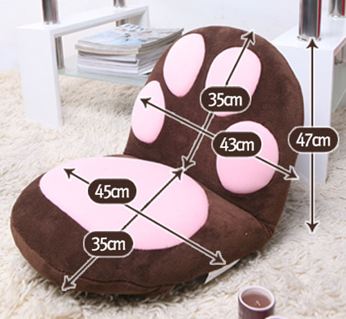 paw chair cushion