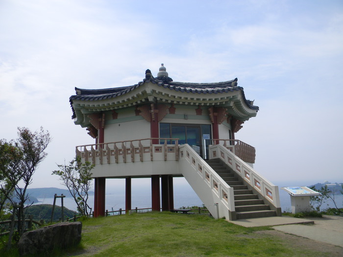 대마도 북쪽 끝에 자리한 본토바라기, 한국전망대 (대한해협, 해율도)
