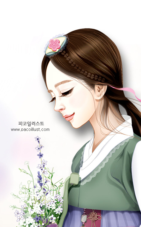 한복입은 여인