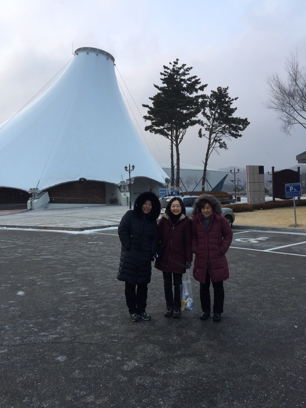 후배들과 겨울 여행—평창