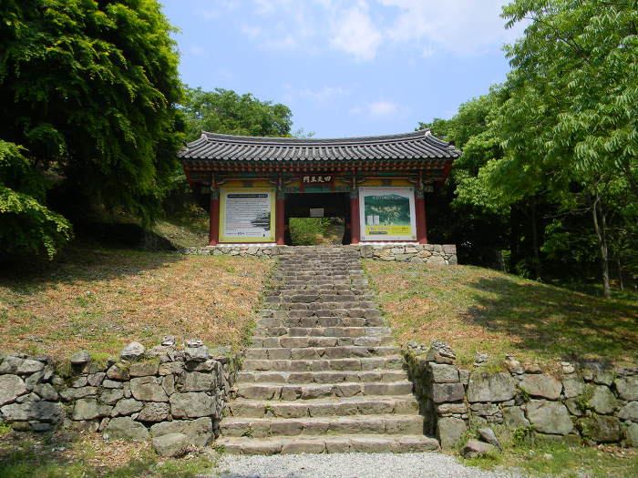함평 모악산 용천사 (대웅전, 꽃무릇)