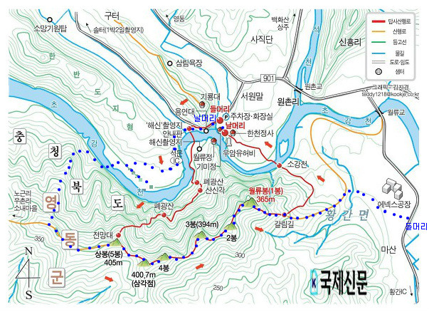 월류봉농원 이미지