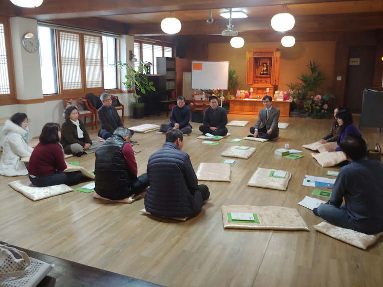 자신의 업을 잘 실어 나르기를, 정평불 1월법회